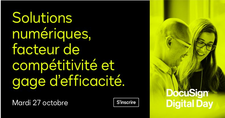 banner du docusign digital day du mois d'octobre