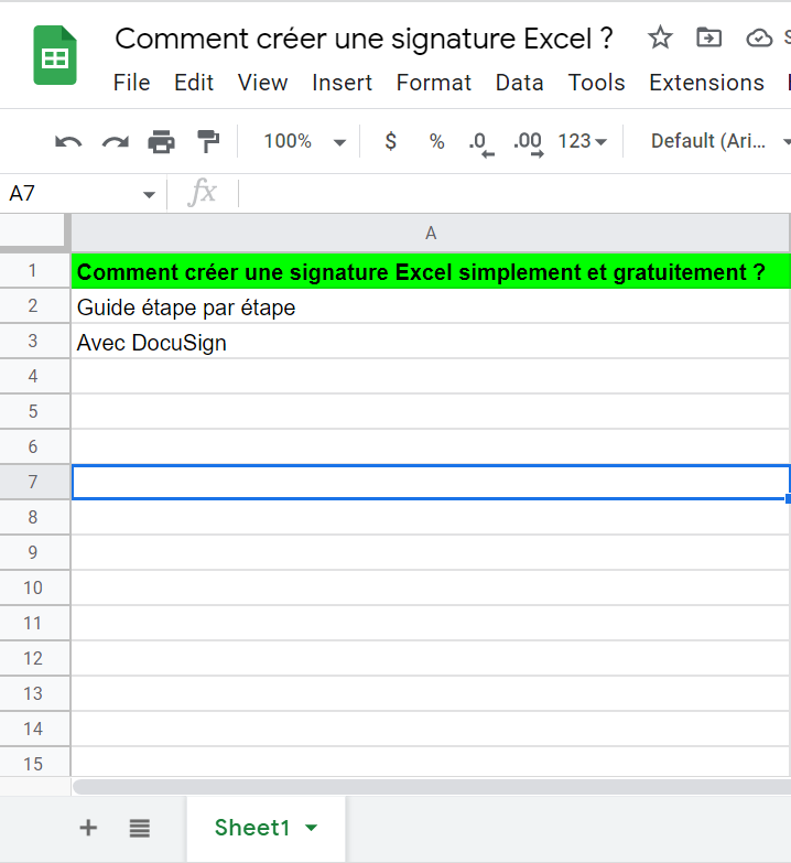 Comment créer une signature Excel simplement et gratuitement ?