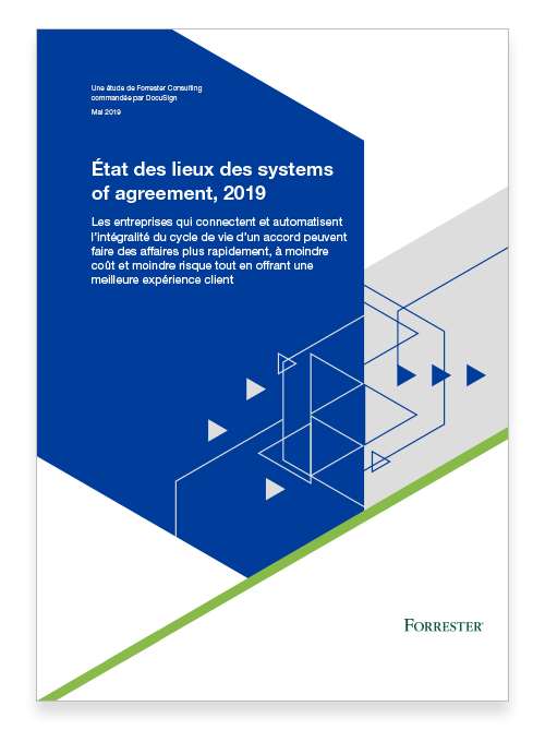 Couverture de l'étude Etat des lieux des systems of agreement, 20119